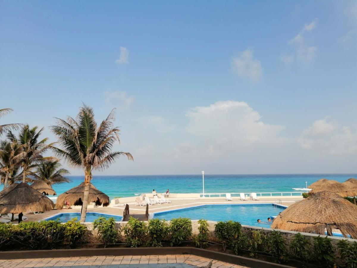 Placentero Depa En Mar Caribe! Cancún Exterior foto