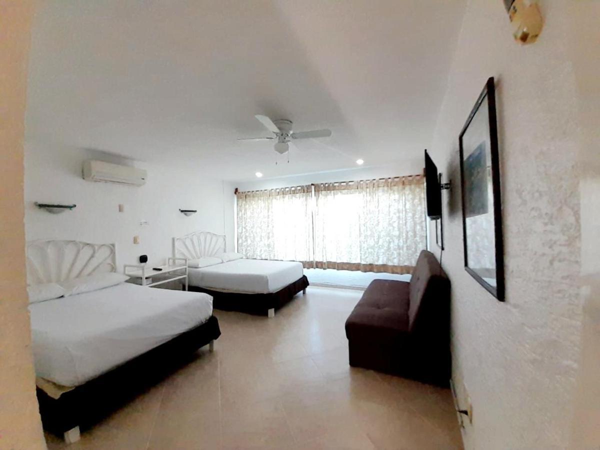 Placentero Depa En Mar Caribe! Cancún Exterior foto